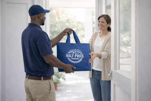Next-day laundry delivery to your doorstep