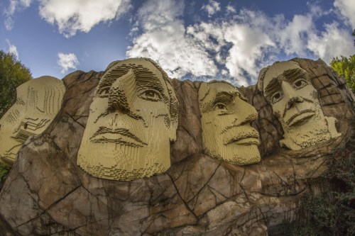 Mount Rushmore In Legos